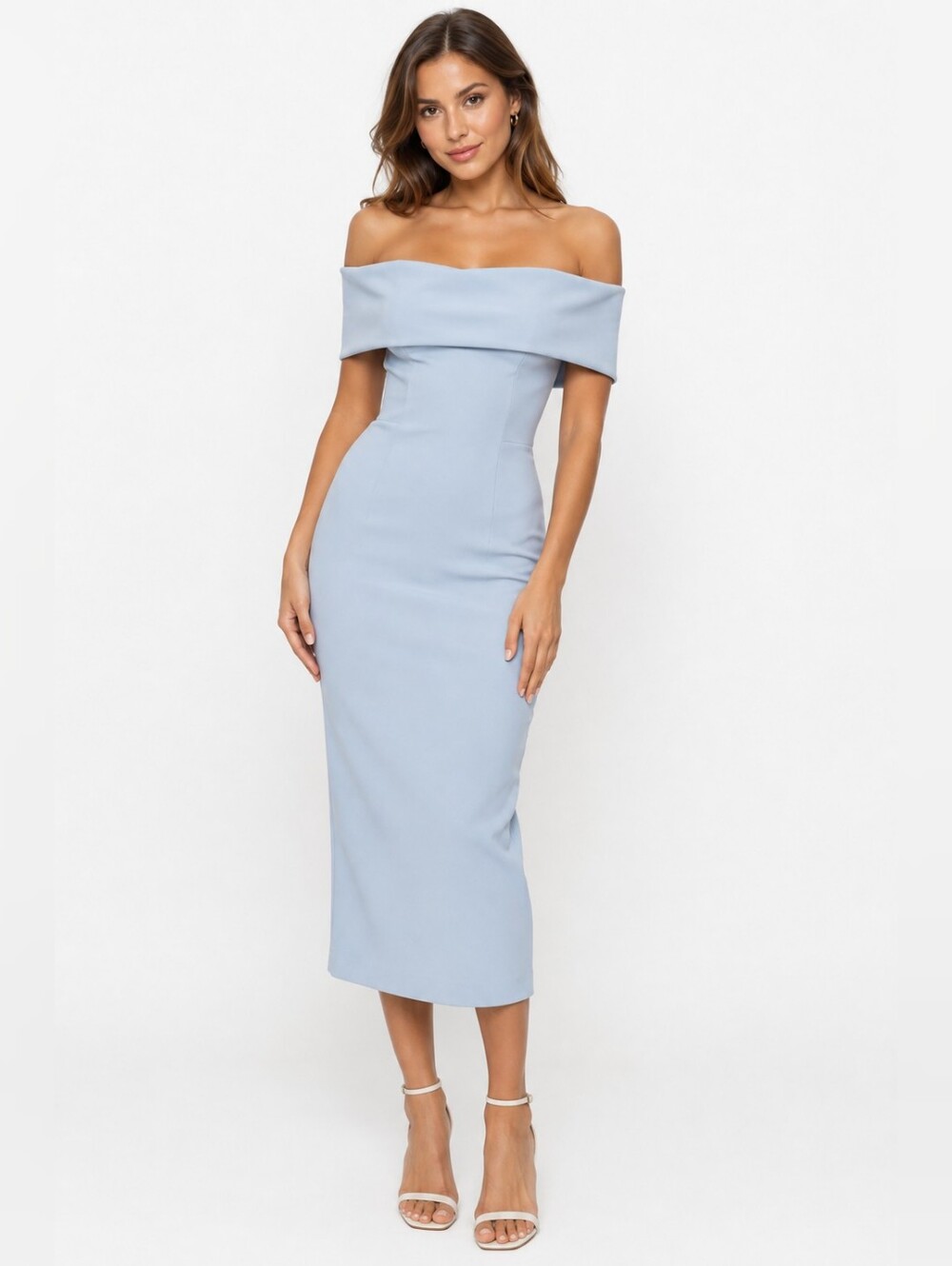 Catherine Regehr Vancouver Off Shoulder Roll Collar Gown, Style #727